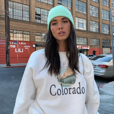 Colorado Oversized Crewneck Sweatshirt White