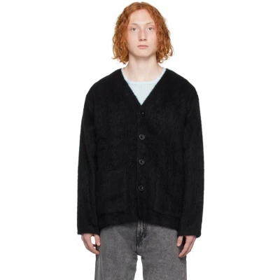 Black Brushed Cardigan
