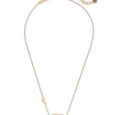 Margot Vintage Gold Pendant Necklace