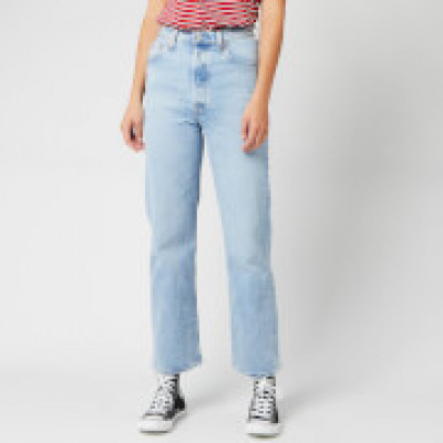 Levis Womens Ribcage Straight Ankle Jeans - Tango Light - W27/L27