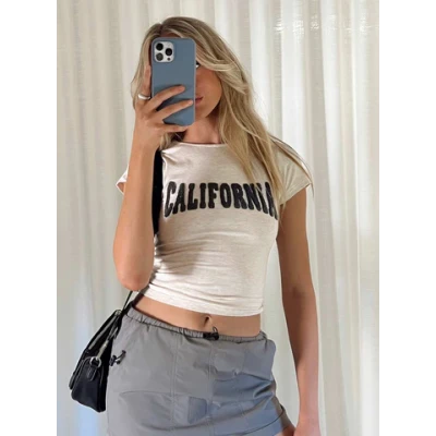 Destination California Tee Grey