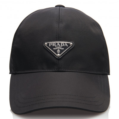 Prada Logo-Detailed Nylon Cap