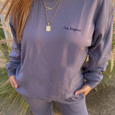 LOS ANGELES SWEAT SET // INDIGO