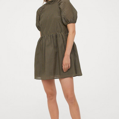 Jacquard-weave Dress