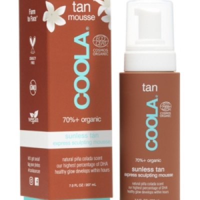 Coola Organic Sunless Tan Express Sculpting Mousse, 7-oz.