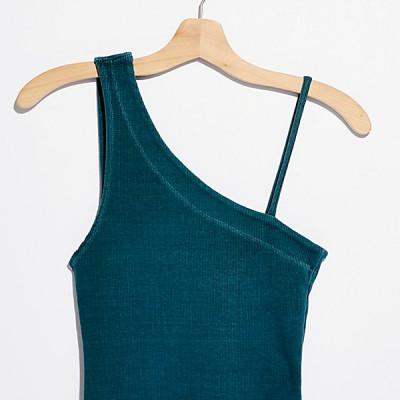 Tan Lines Tank by Free People, Galaxy Teal