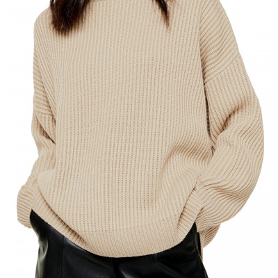 Womens Topshop Mock Neck Sweater