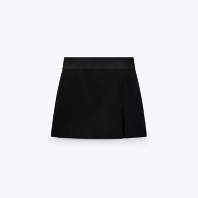 Skort with slit detail