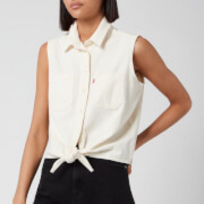 Levis Womens Alina Tie Shirt - Icy Ecru -