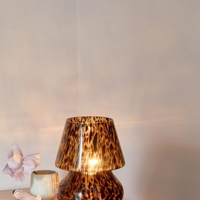 Ansel Table Lamp-Brown