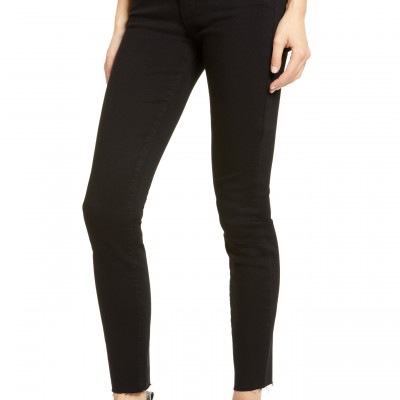 Womens Paige Hoxton Raw Hem Ankle Jeans