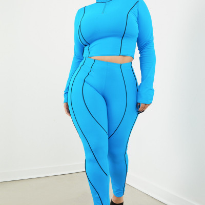 Sorella Shape Turquoise Two-Piece Piping Set