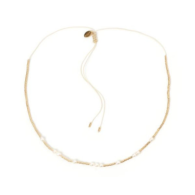 Peppa Gold And Pearl Choker
