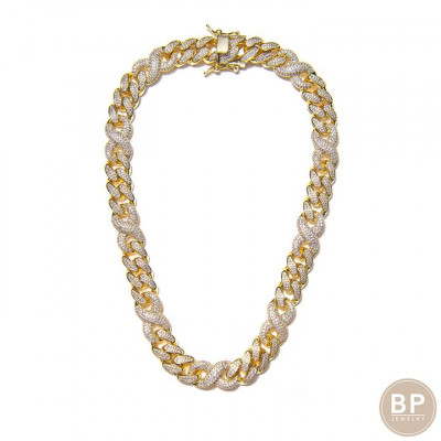Infinity Gold Link Necklace