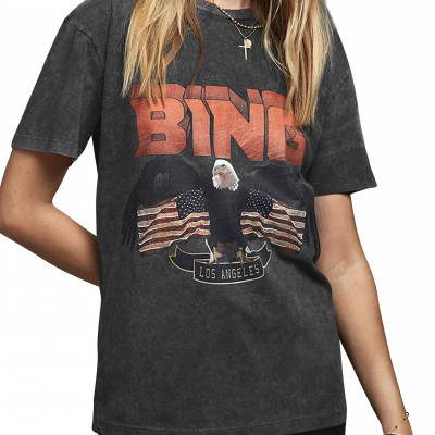 Womens Anine Bing Vintage Bing Tee