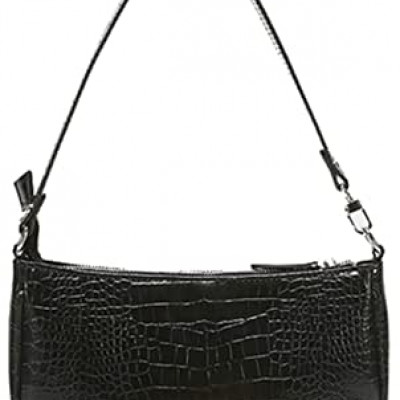 Barabum Retro Classic Clutch Shoulder Tote HandBag for Women (Black)