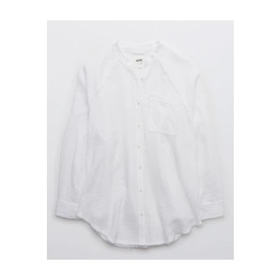 Aerie Pool-To-Party Cover Up Womens White