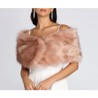 Ms. Diva Faux Fur Shawl