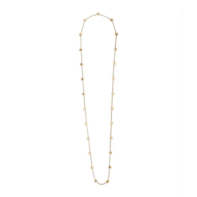 Bottega Veneta Gold-Plated Sterling Silver Star Necklace