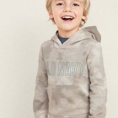 Logo-Graphic Pullover Hoodie for Toddler Boys