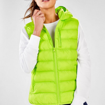 Fabletics Quest Packable Puffer Vest Womens yellow