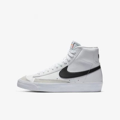 Nike Blazer Mid 77 Big Kids Shoe (White)