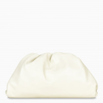 Bottega Veneta White The Pouch bag