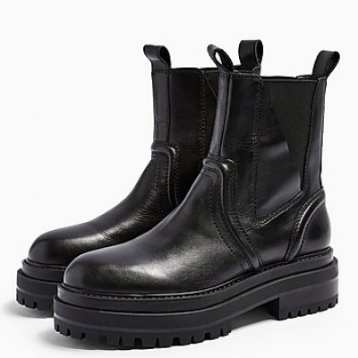Argan Black Chelsea Boots - Black