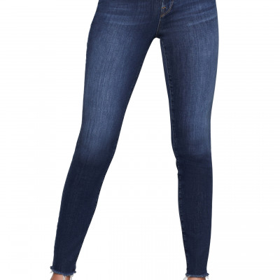 Womens Good American Good Legs High Waist Skinny Jeans, Size 0 - Blue