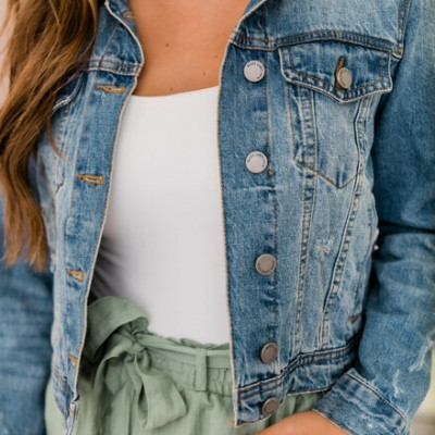 Lead Me To New Adventures Denim Jacket