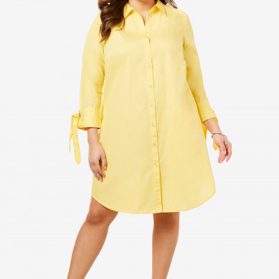 Tie-Sleeve Kate Shirtdress