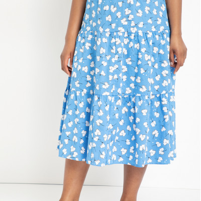 Tiered Maxi Skirt