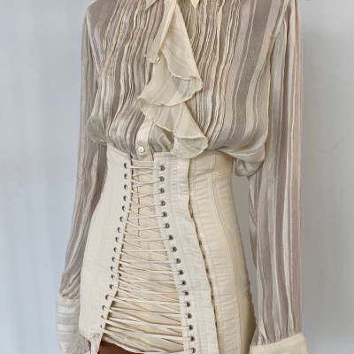 Gamine Skirt Off White