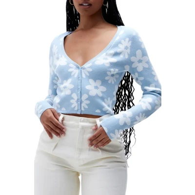 PacSun x KENDALL + KYLIE Daisy Print Cardigan at Nordstrom