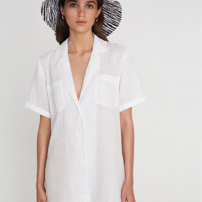 Frederikke Sun Hat Blance Animal Print