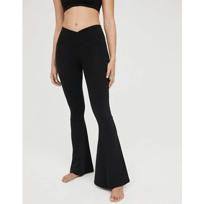 Real Me High Waisted Crossover Super Flare Legging