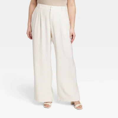 Women's High-Rise Wide Leg Pants - A New Day™