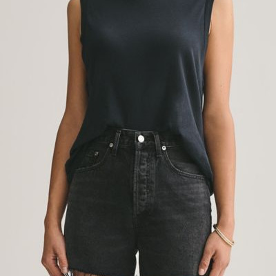 AGOLDE Dee Super High-Waisted Denim Short - Exhibit