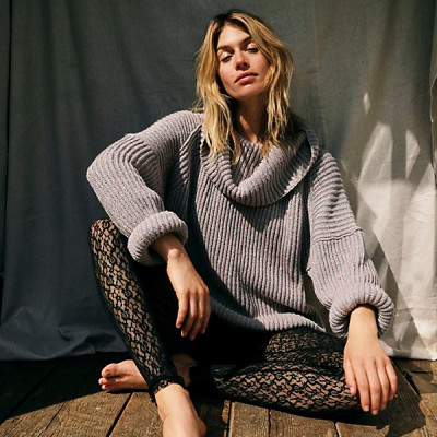 Leo Tunic by Free People, Silver Gleam Combo,