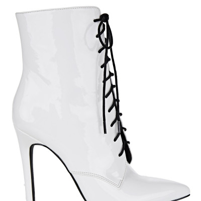 CHAPEL LACE-UP BOOT - WHITE Ã¢â‚¬â€ DANIELLE GUIZIO