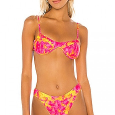 Lovers + Friends Kolbie Top in Sunset Tie Dye | REVOLVE