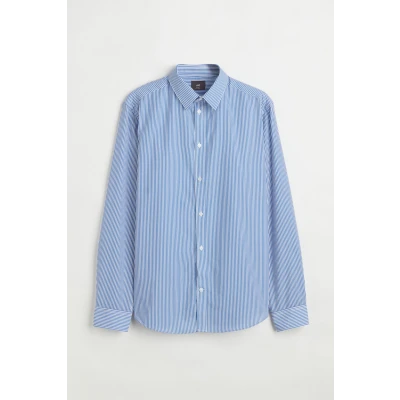 Slim Fit Easy-iron Shirt - Blue
