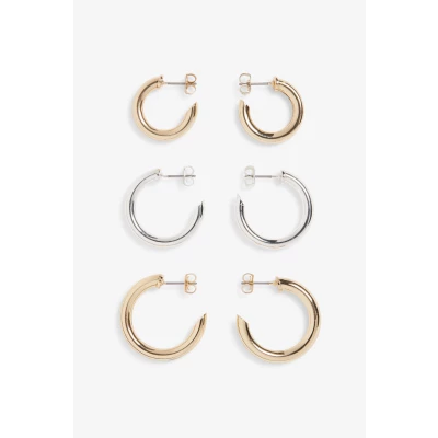 Assorted Hoop Earrings