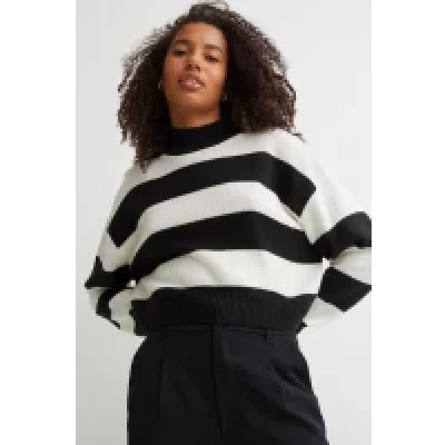 Black/White Striped Sweater