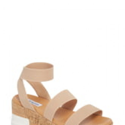Womens Steve Madden Bandi Platform Wedge Sandal