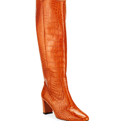 Abella Croco Knee Boots