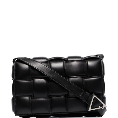 Cassette Padded Leather Shoulder Bag