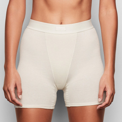 Womens Skims Cotton Rib Boxers