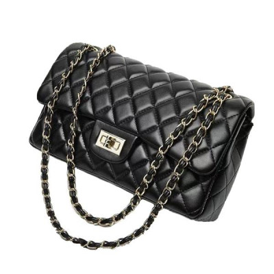 Sofia' Quilted Faux Leather Chain Strap Bag (3 Colors)