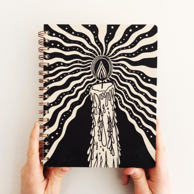 Candlelight Journal in Black